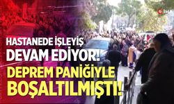 Hastanede işleyiş devam ediyor!