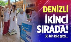 Denizli Türkiye İkincisi Oldu! 35 Bin Kilo Gitti