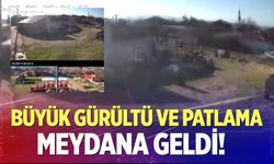 Deprem anında büyük bir gürültü ve patlama meydana geldi