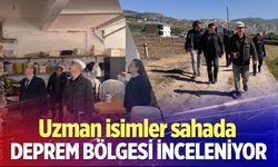 Deprem bölgesi inceleniyor! Uzman isimler sahada