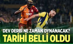 Galatasaray - Fenerbahçe derbisinin tarihi belli oldu