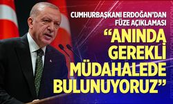 Cumhurbaşkanı Erdoğan’dan füze açıklaması