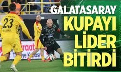 Galatasaray kupayı lider bitirdi