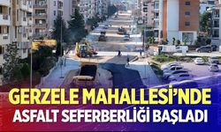 Gerzele Mahallesi’nde asfalt seferberliği başladı