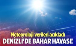Meteoroloji verileri açıkladı! Denizli'de bahar havası!