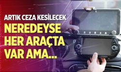 Arabada multimedya ekranlara ceza!