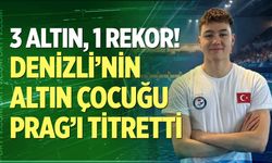 Denizli’nin "Altın Çocuğu" Prag’ı Titretti