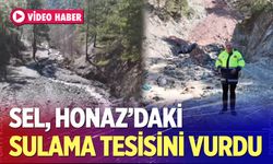 Sel, Honaz’daki sulama tesisini vurdu