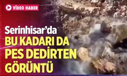 Serinhisar'da hem kapağı kırdılar hem taş doldurdular!