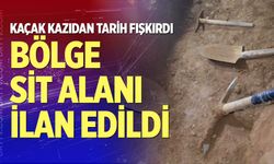 Kaçak kazıdan tarih fışkırdı