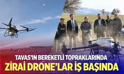 Tavas’ta tarımda teknoloji devrimi: Zirai drone’lar  iş başında