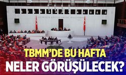 TBMM'de bu hafta neler görüşülecek? İşte ayrıntılar...