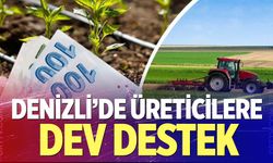 Denizli'de üreticilere dev destek