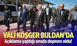 Vali Köşger Buldan'da inceleme yaptı