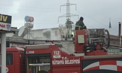 Kütahya'da Fatih Sanayi Sitesi'nde yangın