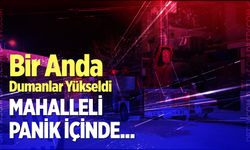 Denizli'de yangın paniği! Balkondaki kombiden çıkan yangın mahalle...