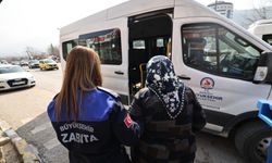 Denizli’de yapılan operasyonda çok sayıda dilenciye yasal işlem uygulandı