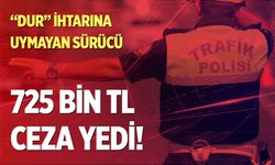 ‘Dur’ ihtarına uymadı, polis aracına çarptı: 725 bin TL ceza yedi
