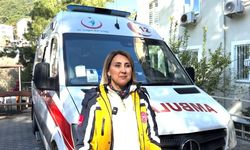 Marmaris'in tek kadın ambulans şoförü Fatma Nur Uçar: "Önceliğimiz hayat kurtarmak"