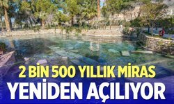 Pamukkale’de Kleopatra Antik Havuzu yeniden açılıyor