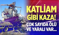 Katliam gibi kaza! Çok sayıda ölü ve yaralı var...