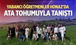 Yabancı öğretmenler Honaz’da ata tohumuyla tanıştı