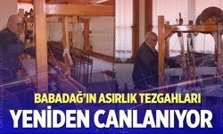 Babadağ'da el dokuması yeniden hayat buluyor