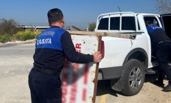 Büyükşehir Zabıta’dan totem ve tabela denetimi