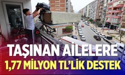 Büyükşehir’den taşınan ailelere 1,77 milyon TL’lik destek