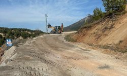 Çameli'de yol çalışmaları hız kazandı