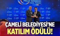 Çameli Belediyesi’ne Akdeniz Belediyeler Birliği’nden katılım ödülü