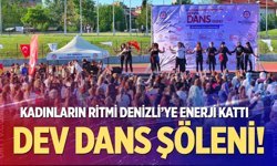 Denizli’de kadınların mutluluğu dansla taçlandı
