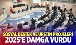 Sosyal destek ve üretim projeleri 2025’e damga vurdu