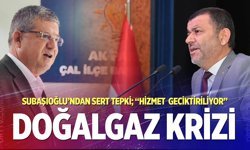 Başkan Subaşıoğlu’ndan, Başkan Çavuşoğlu’na doğalgaz tepkisi