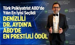 Denizlili Dr. Aydın’a ABD’de en prestijli ödül