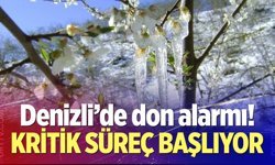 Denizli'de don alarmı!