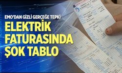 Elektrik faturasında şok tablo
