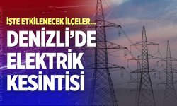 Denizli elektrik kesintisi… 20 Nisan 2026