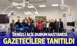 Acil Durum Hastanesi gazetecilere tanıtıldı