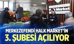 Merkezefendi Halk Market’in 3. şubesi açılıyor