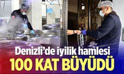 Denizli’de iyilik hamlesi 100 kat büyüdü