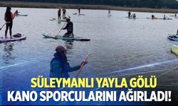 Yayla gölü, kana sporcularını ağırladı