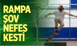 Denizli'de rampa şov nefes kesti