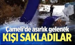 Çameli’de kar kuyulama başladı