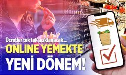 Online yemek siparişlerinde yeni dönem