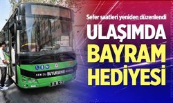 Denizli'de ulaşımda bayram hediyesi
