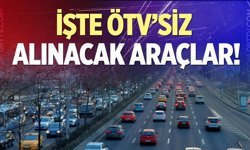 Yeni düzenleme yürürlükte! İşte ÖTV'siz alınabilecek araçlar listesi