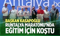 Başkan Kasapoğlu Runtalya Maratonu’nda eğitim için koştu
