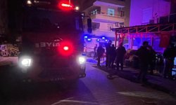 Bisiklet tamirhanesinde yangın korkuttu