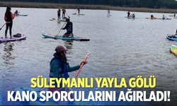 Yayla gölü, kana sporcularını ağırladı